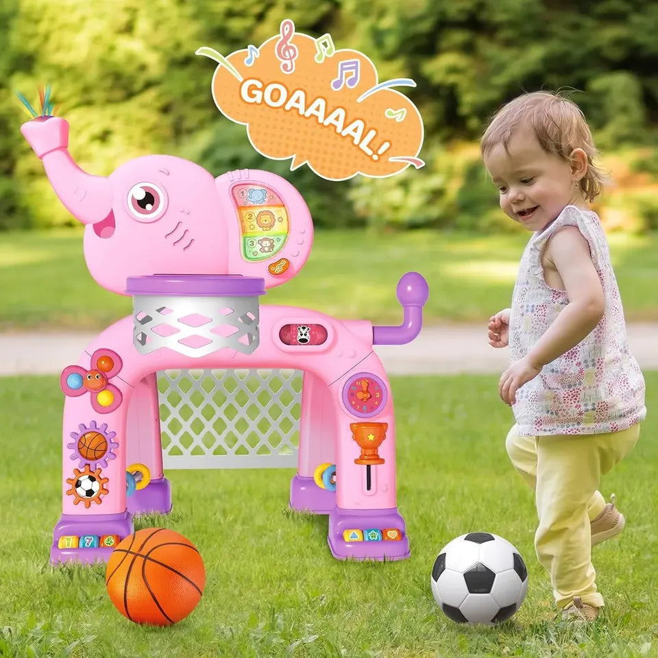 Cancha basket elefante coleccionable para niña