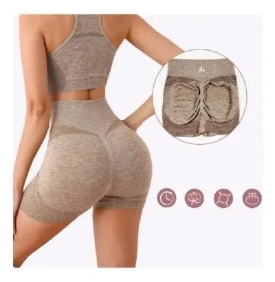 Conjunto short deportivo para dama para el gym yoga pilates o runnig