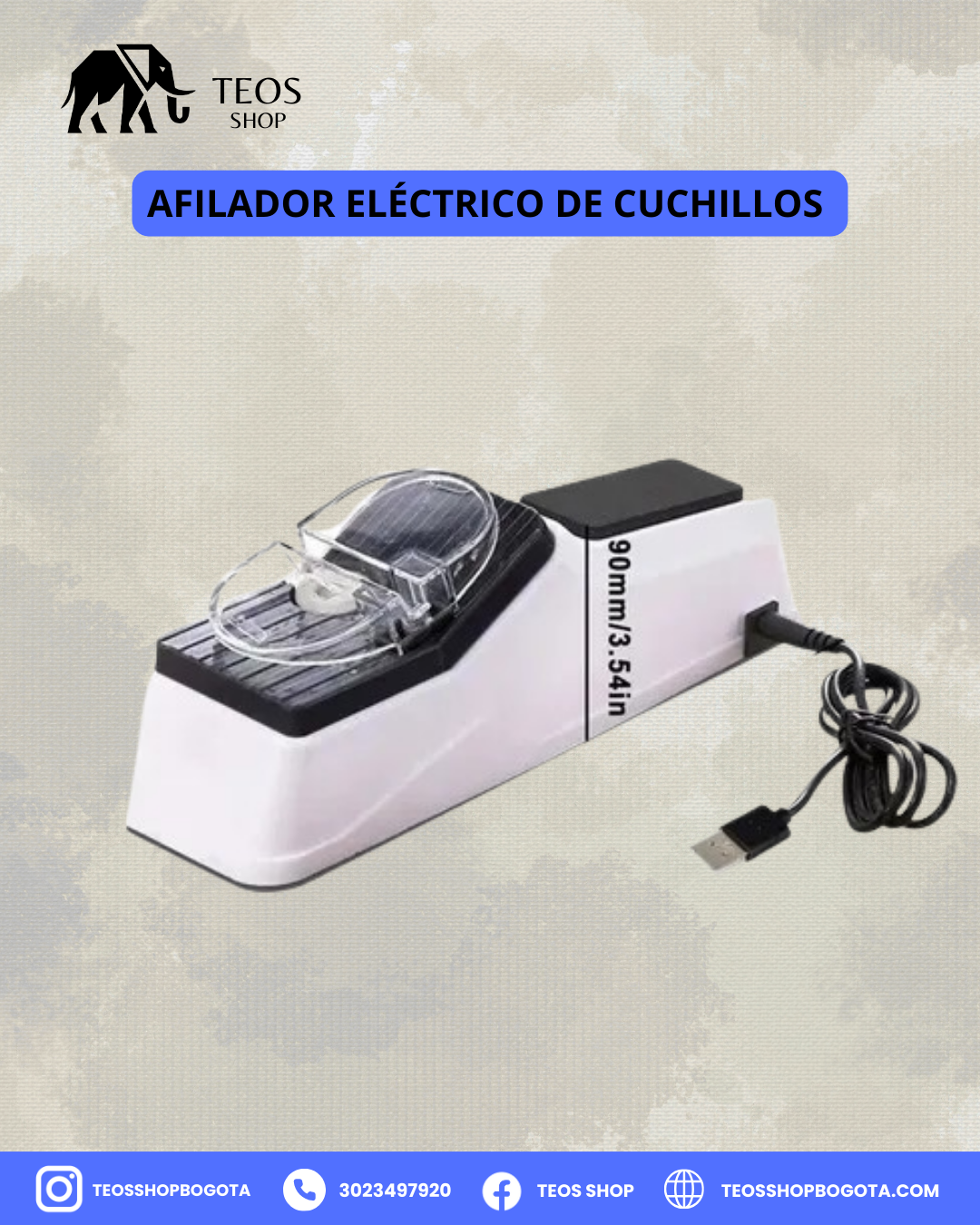 Afilador eléctrico de cuchillos