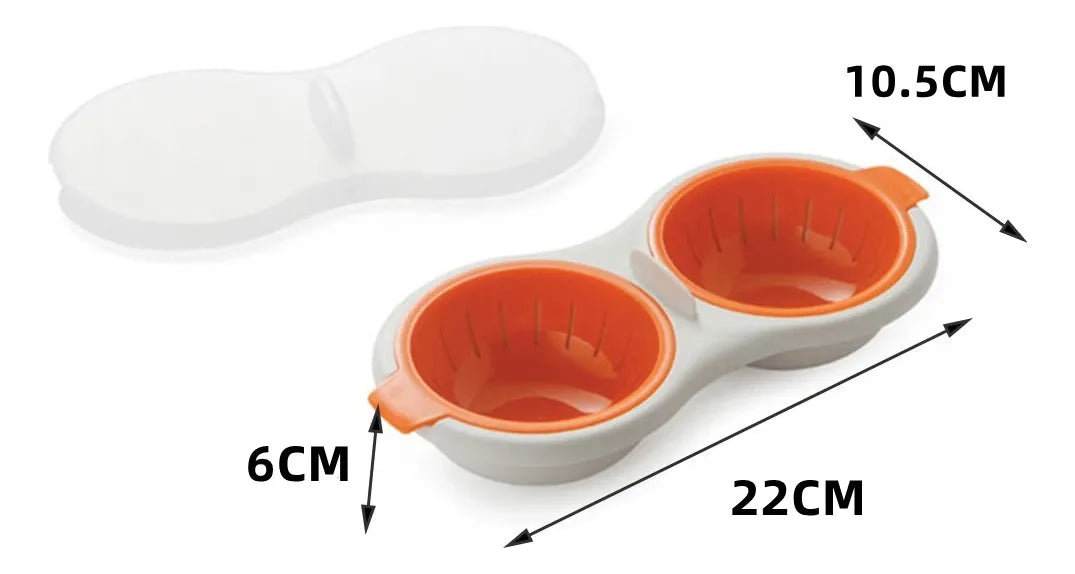 Molde de huevos ponchados