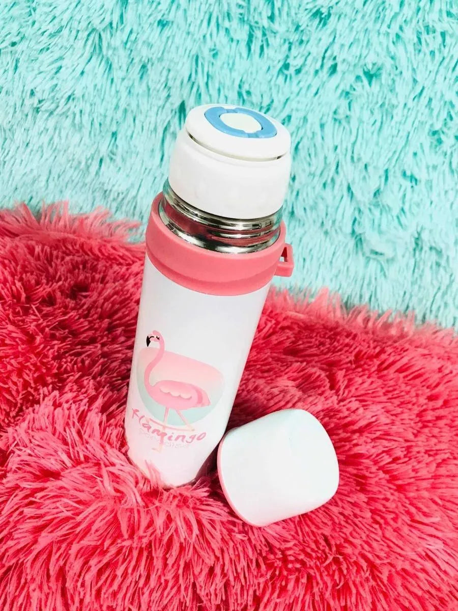 Termo con diseño de flamingo