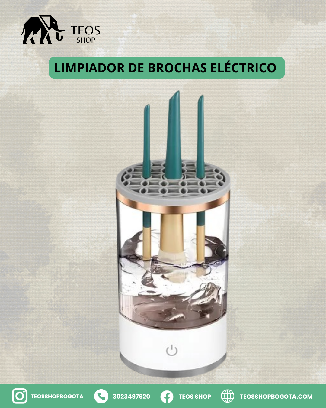 Limpiador de brochas eléctrico