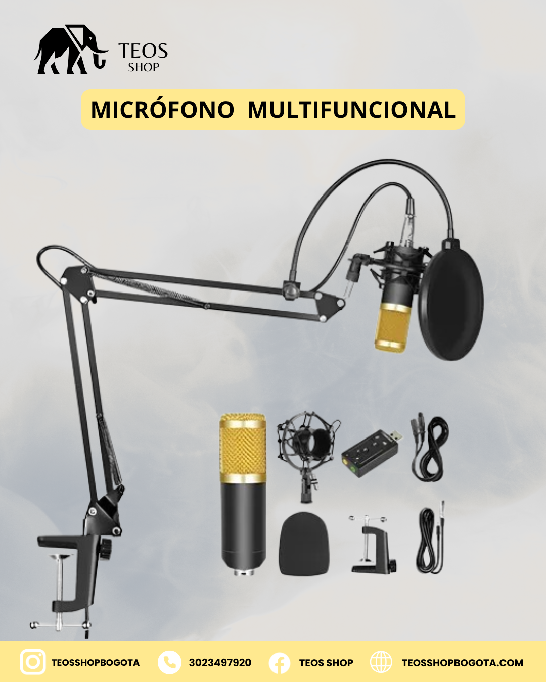 Micrófono multifuncional