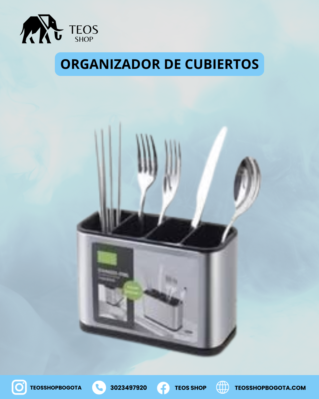 Organizador de cubiertos