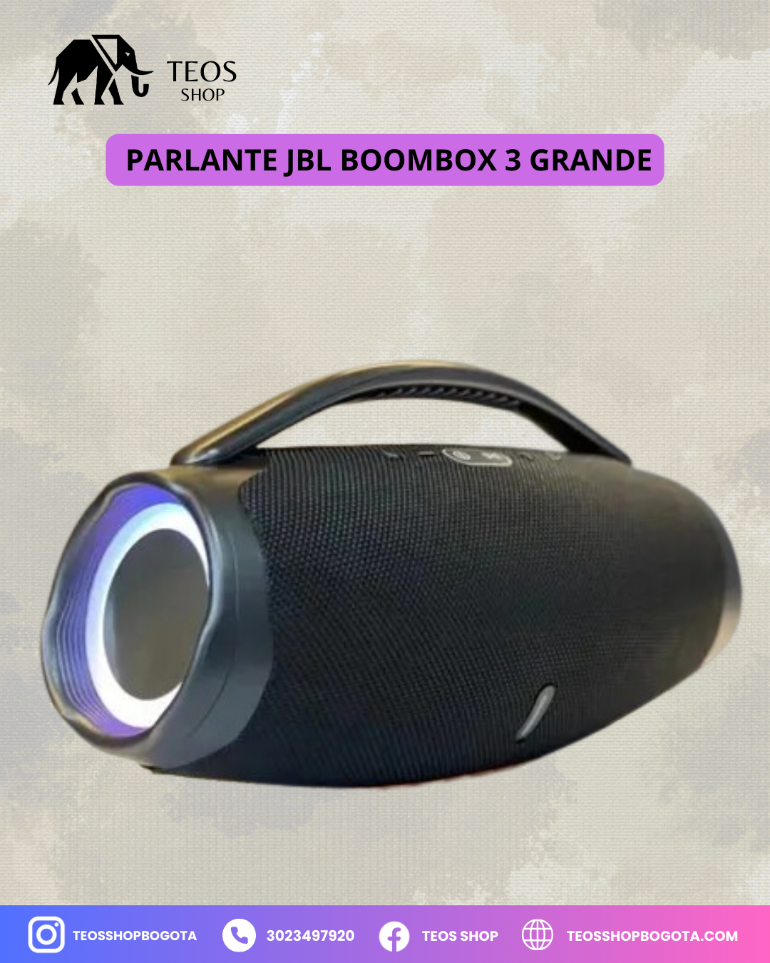 Parlante JBL BoomBox 3 Grande