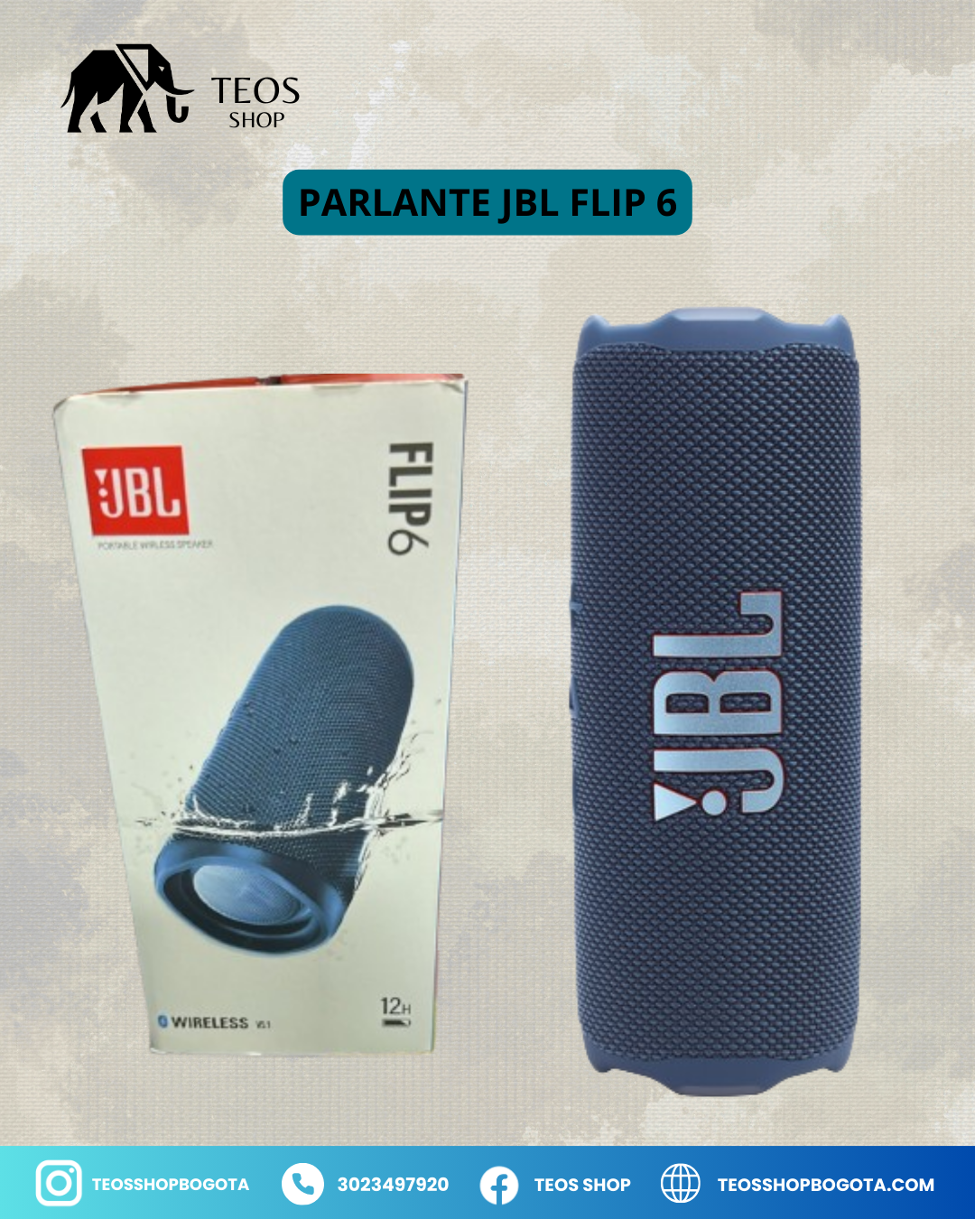 Parlante JBL Flip 6