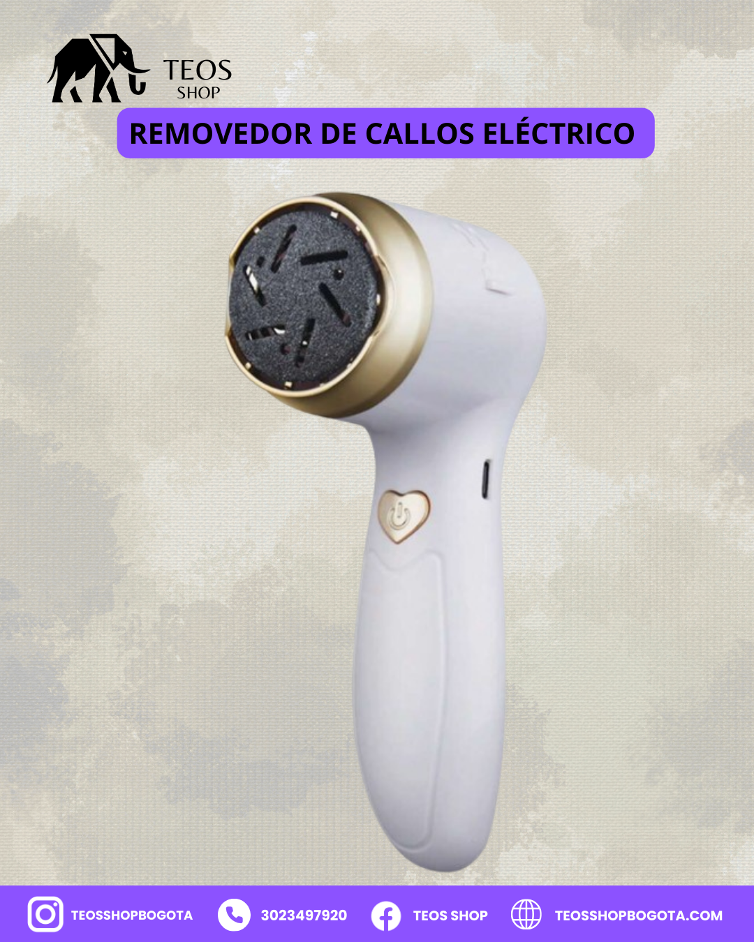Removedor de Callos Eléctrico