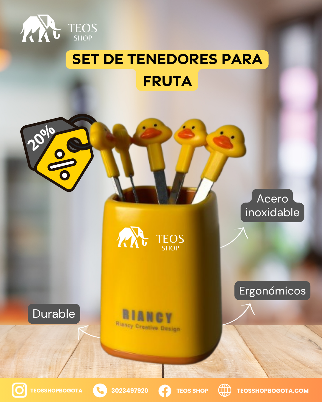 Set de tenedores para niños