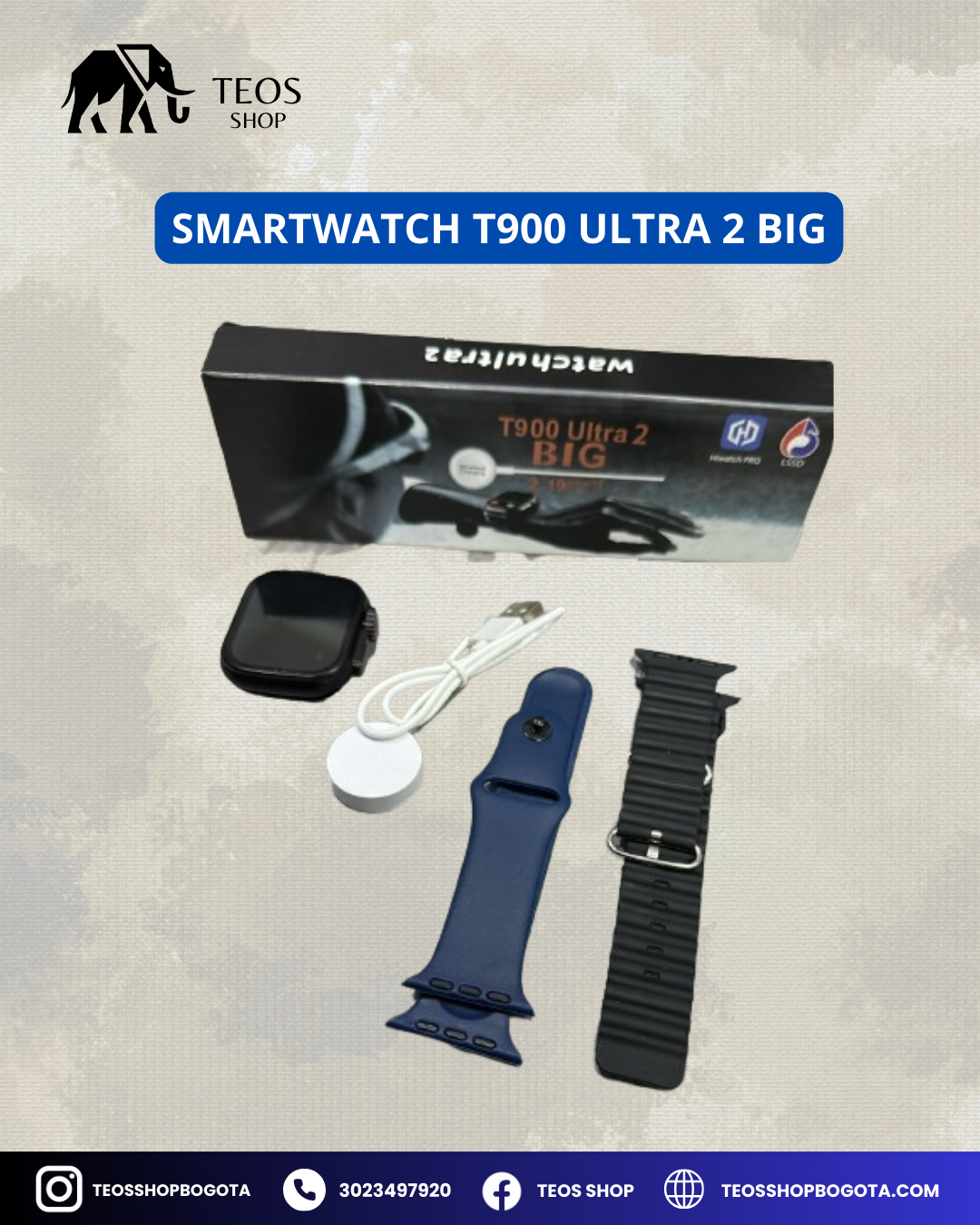 Smartwatch T900 Ultra 2 BIG
