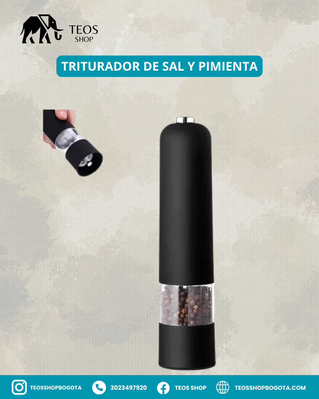 Triturador de sal y pimienta
