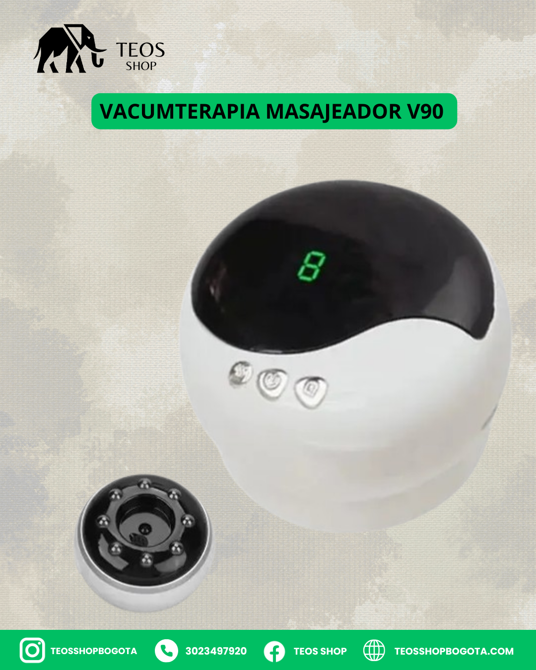 Vacumterapia masajeador V90