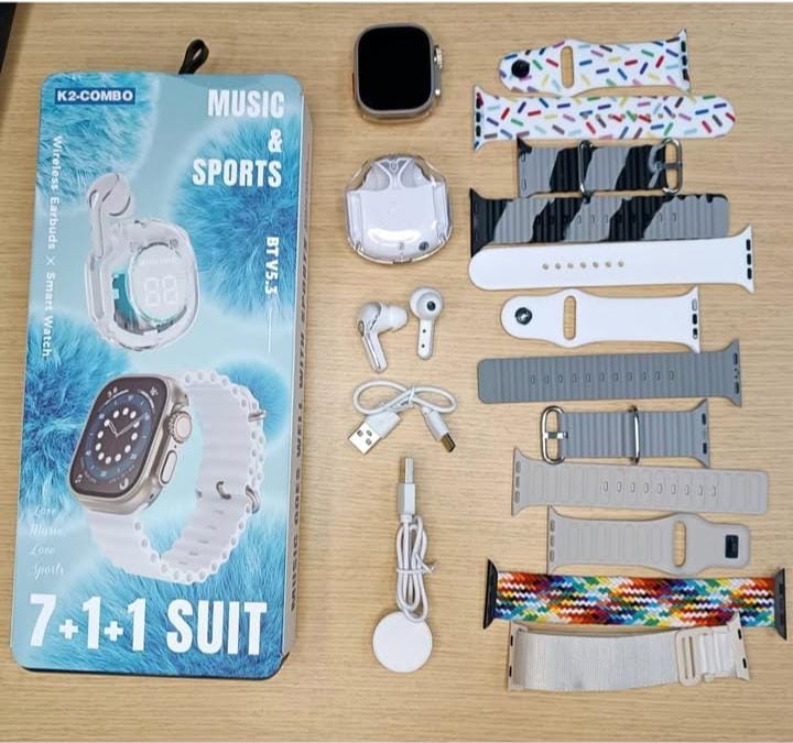Combo K2 (Smartwatch + Audífonos Inalámbricos)