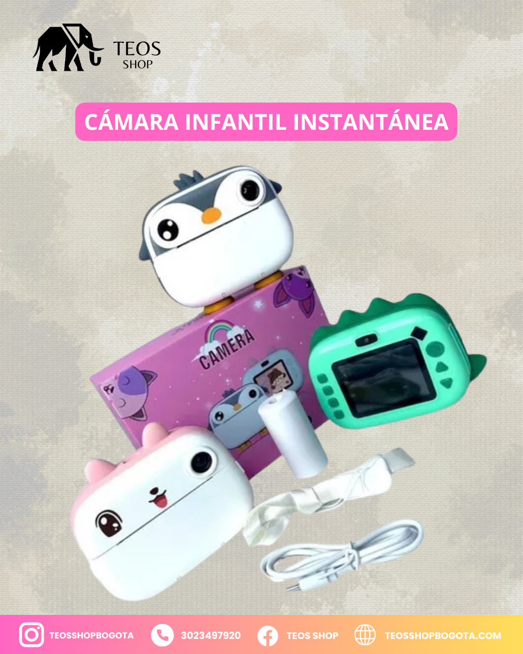 Cámara infantil instantánea