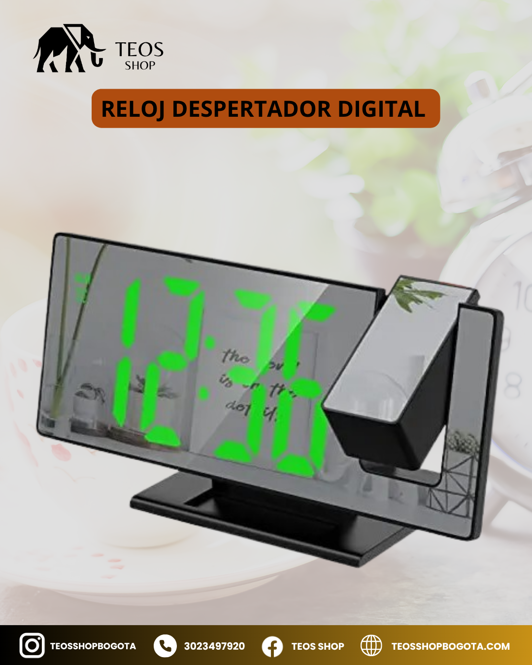 Reloj despertador digital