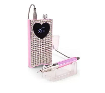 Máquina Pulidora de Uñas para Manicura con Pantalla de Corazón.