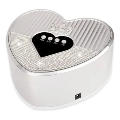 Lámpara de Uñas con Diseño de Corazón blanca