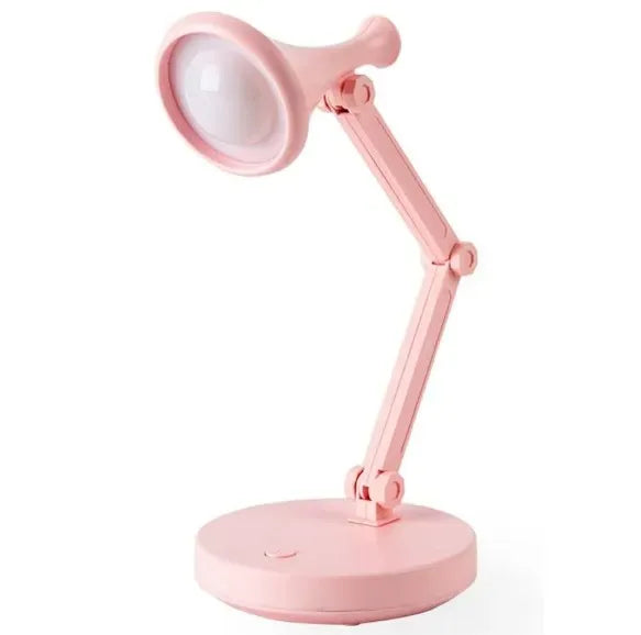 Lámpara de escritorio LED con diseño minimalista y brazo articulado
