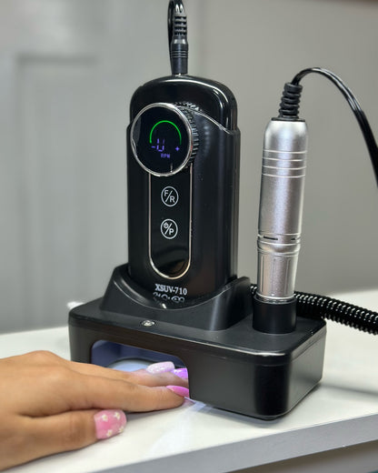 Pulidor eléctrico profesional para uñas mate