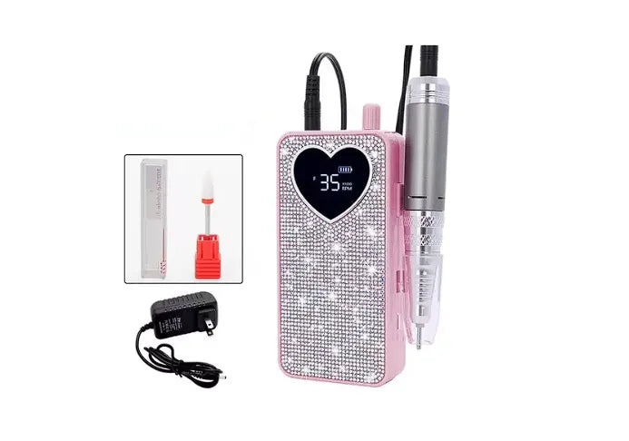 Máquina Pulidora de Uñas para Manicura con Pantalla de Corazón.