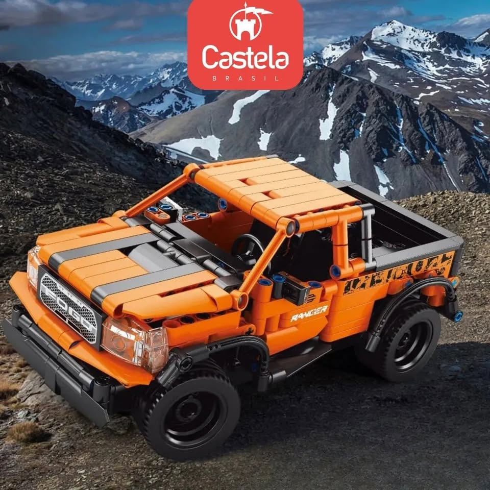 Camioneta todo terreno a control remoto armable de 443 piezas a escala 1:16 perfecta