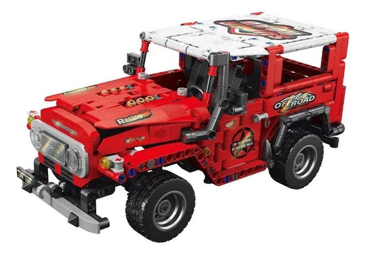 camioneta off road armable de 910 piezas a escala 1:14