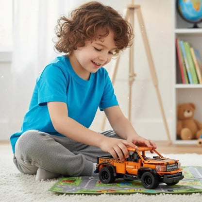 Camioneta todo terreno a control remoto armable de 443 piezas a escala 1:16 perfecta