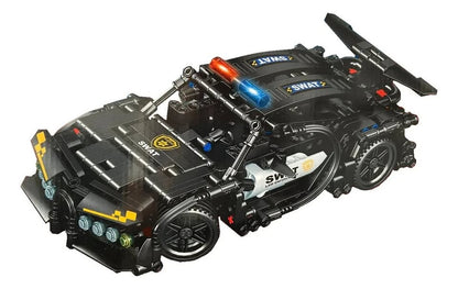 Carro a control remoto armable de 396 piezas escala 1:16 swat