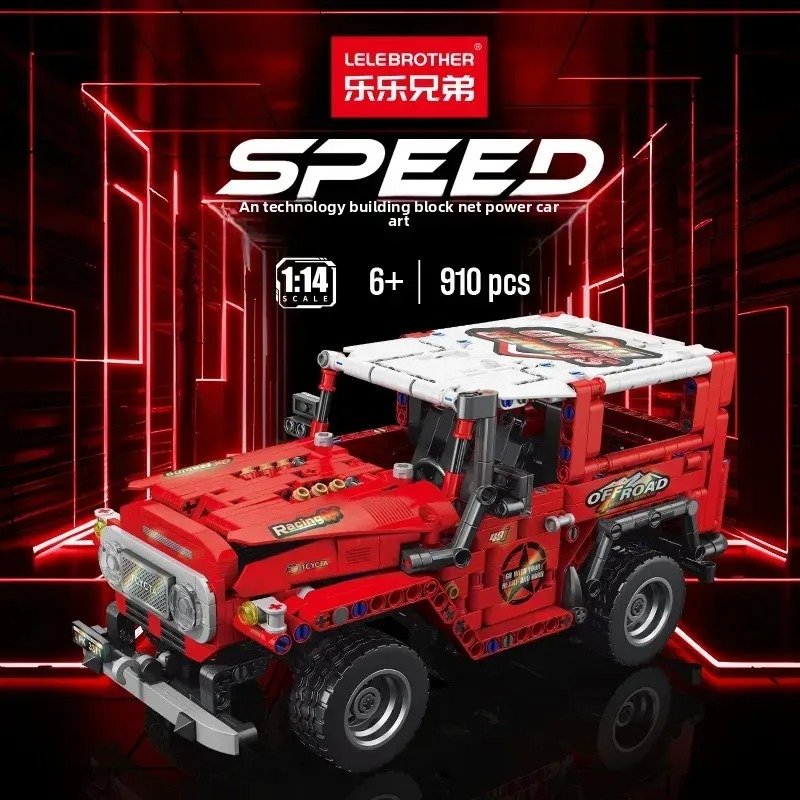 camioneta off road armable de 910 piezas a escala 1:14