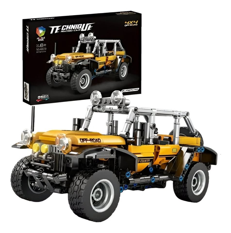 Campero 4x4 camioneta armable de juguete de 525 piezas a escala off road