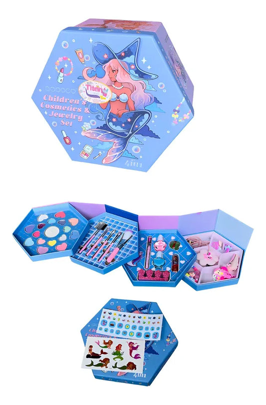 Caja de maquillaje y accesorios 4 niveles