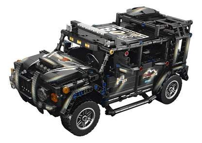 Camioneta hommer de juguete armable de 909 piezas escala 1:14 para coleccionar