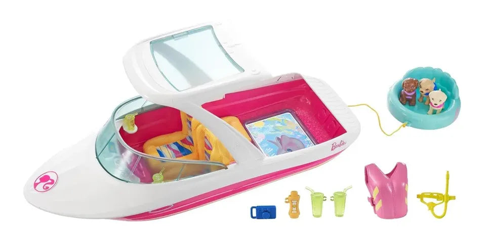Lancha con accesorios coleccionables