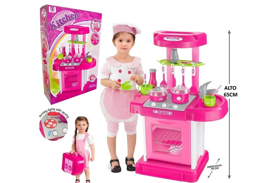Juguete de cocina maleta