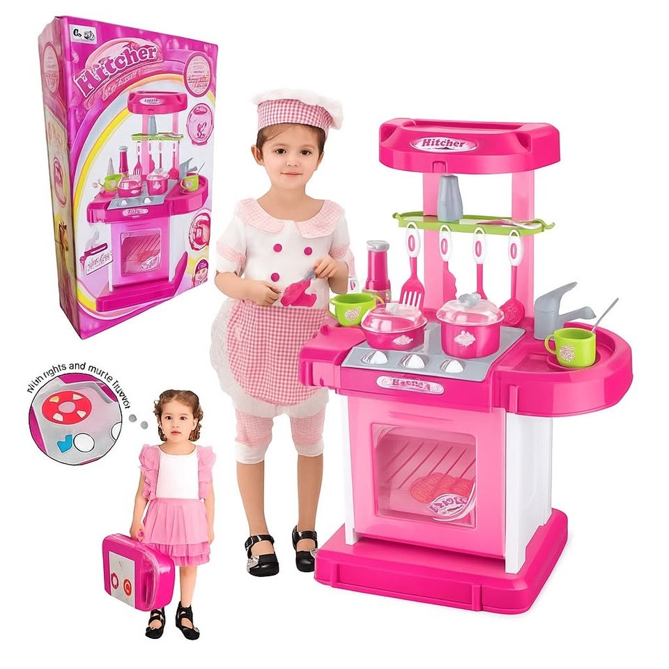 Juguete de cocina maleta
