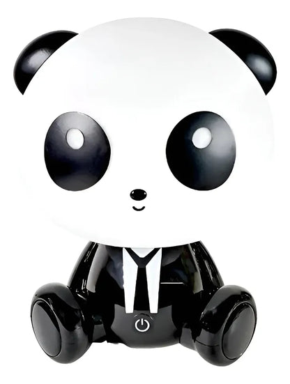 Lampara de mesa recargable con diseño de panda