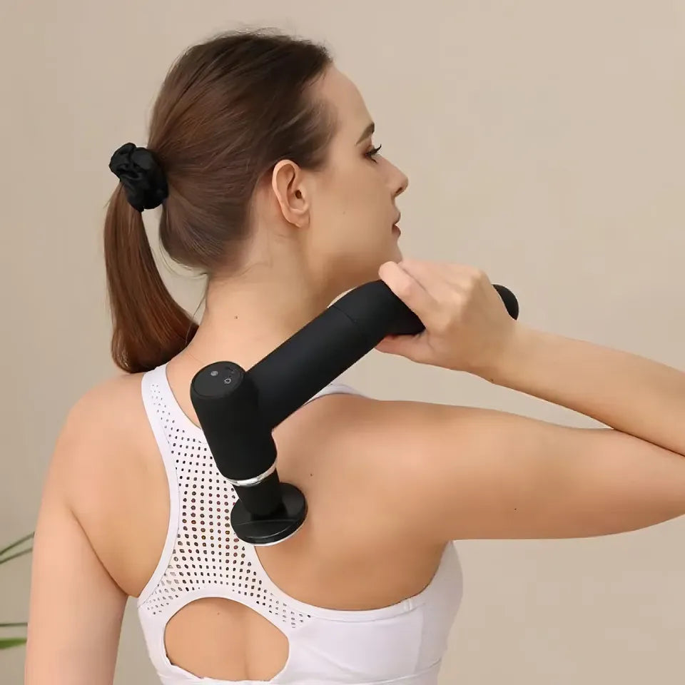 Masajeador corporal extensible con varios accesorios para masajeador distintas partes del cuerpo