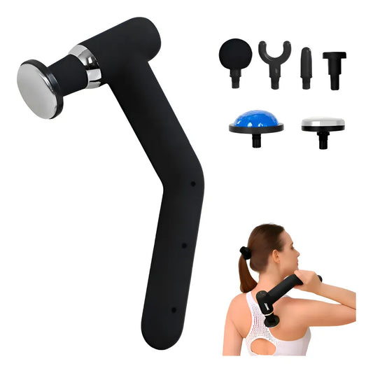 Masajeador corporal extensible con varios accesorios para masajeador distintas partes del cuerpo