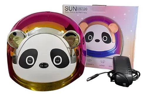 Lampara de uñas con diseño de panda