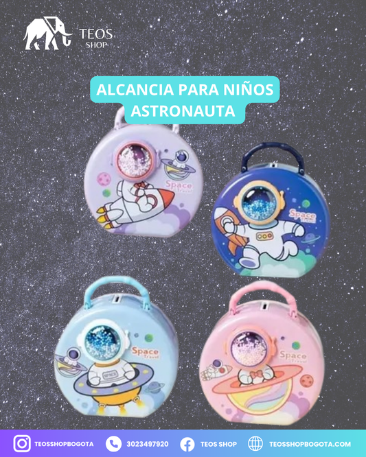 Alcancía para niños astronauta