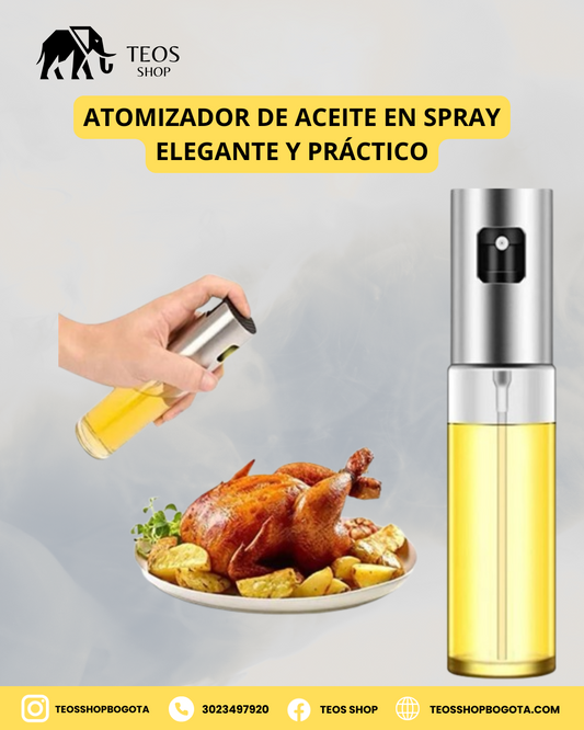 Atomizador de aceite en spray elegante y práctico