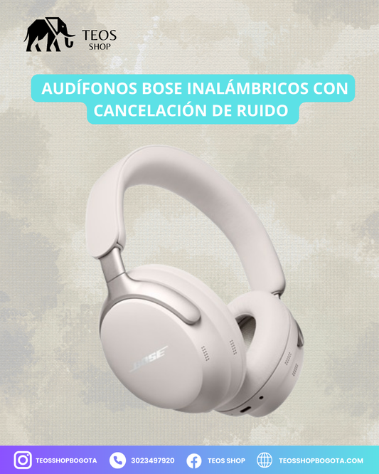Audífonos Bose inalámbricos con cancelación de ruido