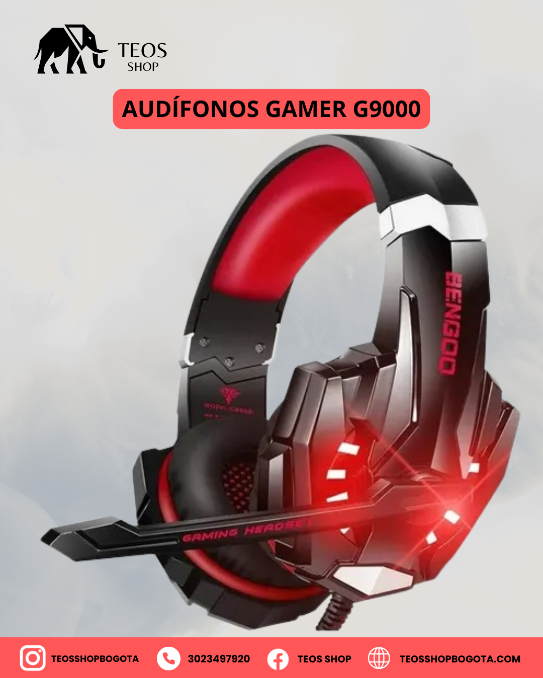 Audífonos Gamer G9000