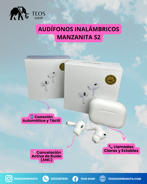 Audífonos inalámbricos manzanita S2