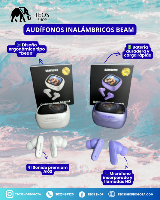 Audífonos inalámbricos Beam
