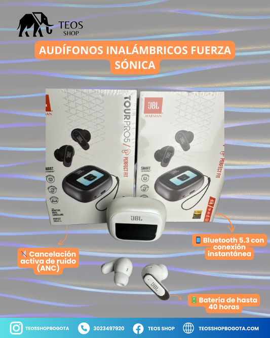 Audífonos inalámbricos fuerza sónica