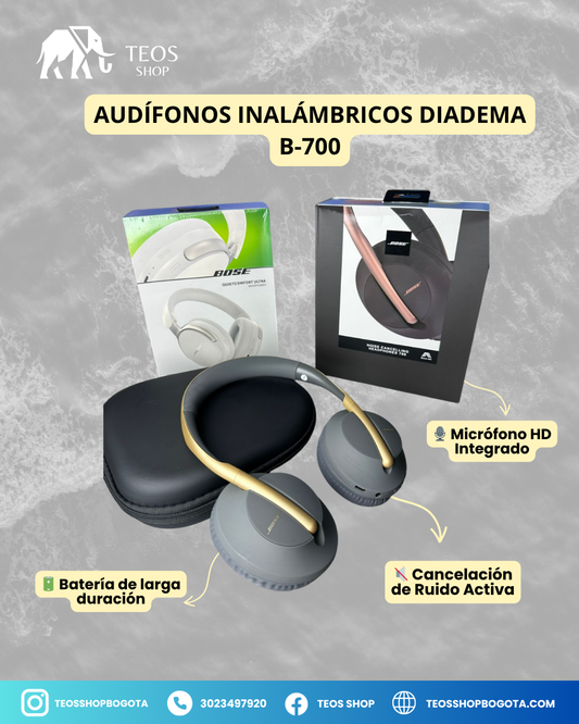 Audífonos inalámbricos Diadema B-700