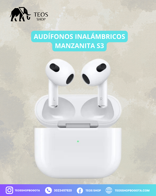 Audífonos inalámbricos manzanita S3