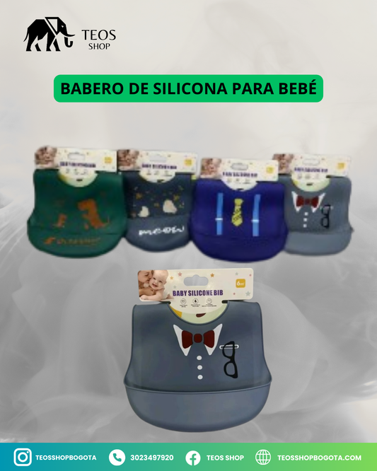 Babero de Silicona para Bebé