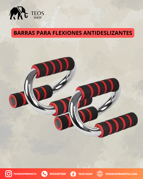 Barras para Flexiones Antideslizantes