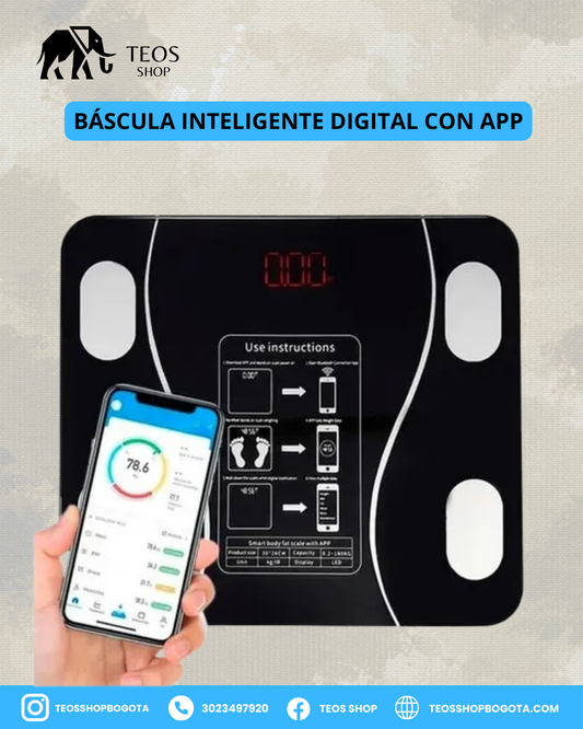 Báscula inteligente digital con APP